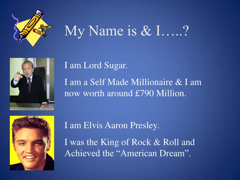 my name is i 1
