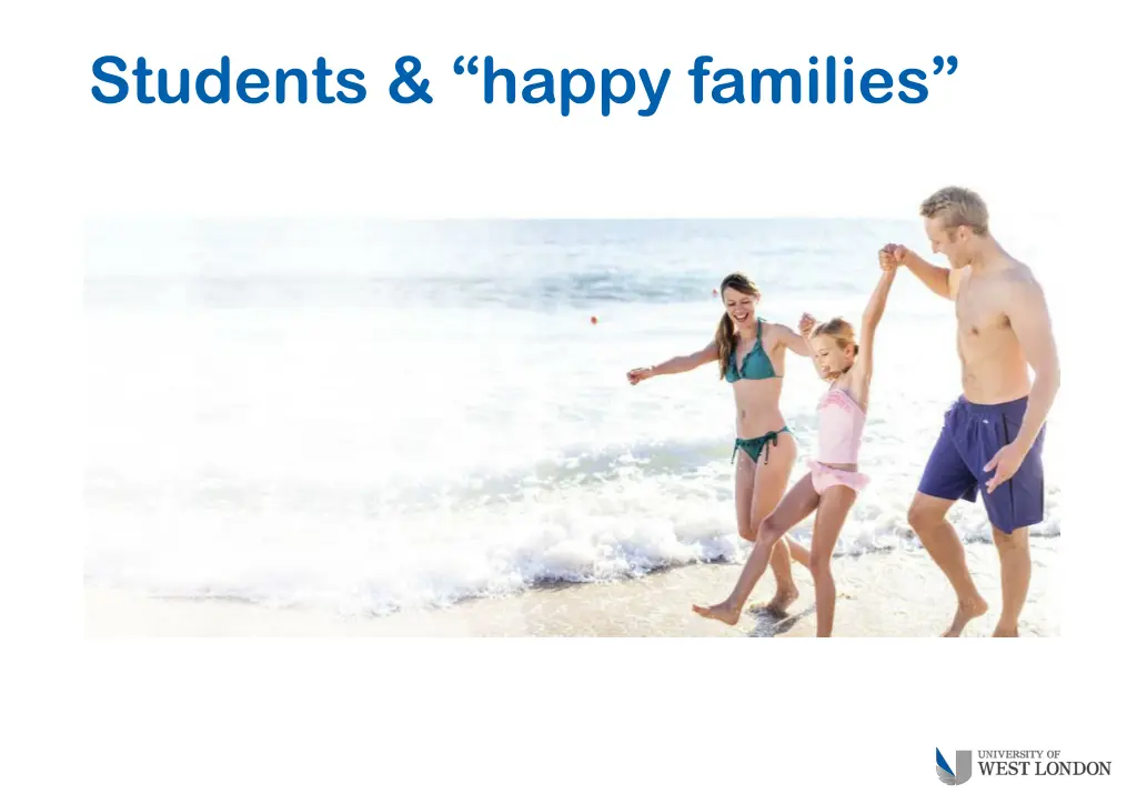 students happy families