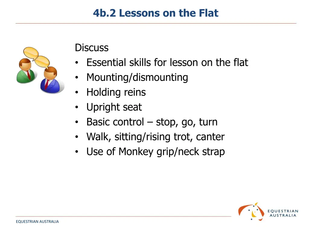 4b 2 lessons on the flat