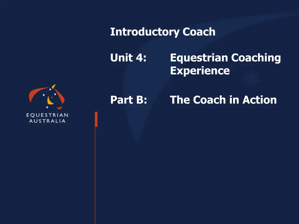 introductory coach 1