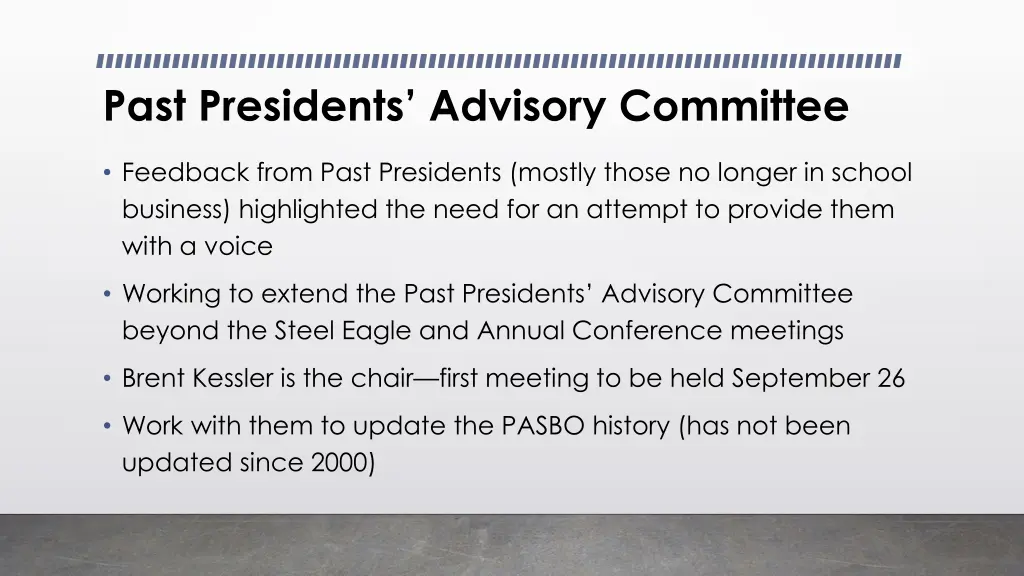 past presidents advisory committee