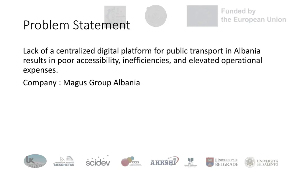 problem statement