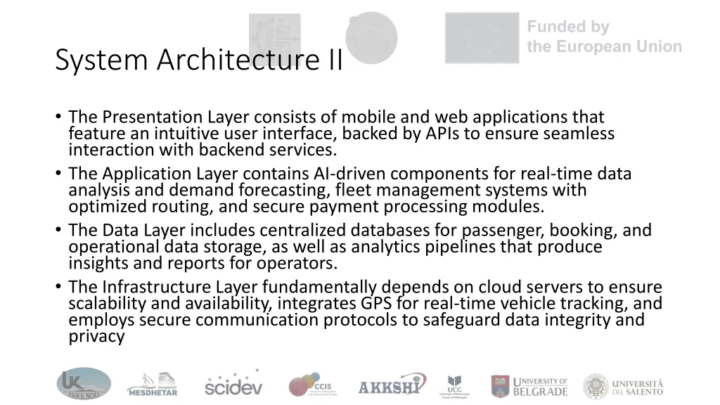 system architecture ii