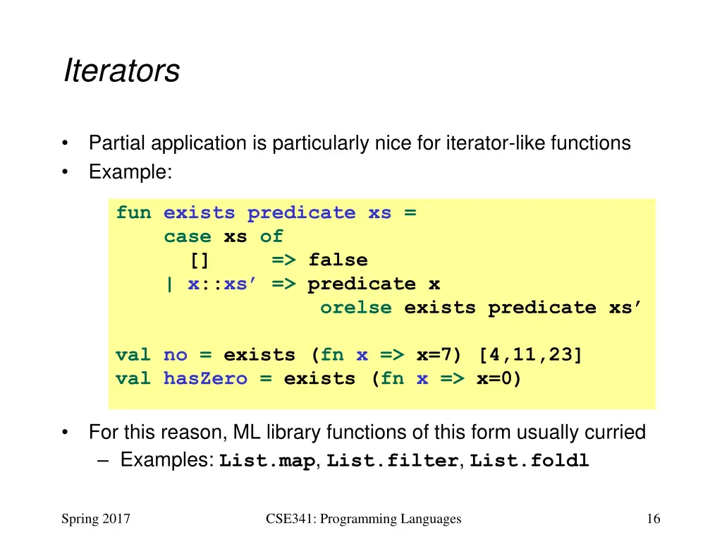 iterators