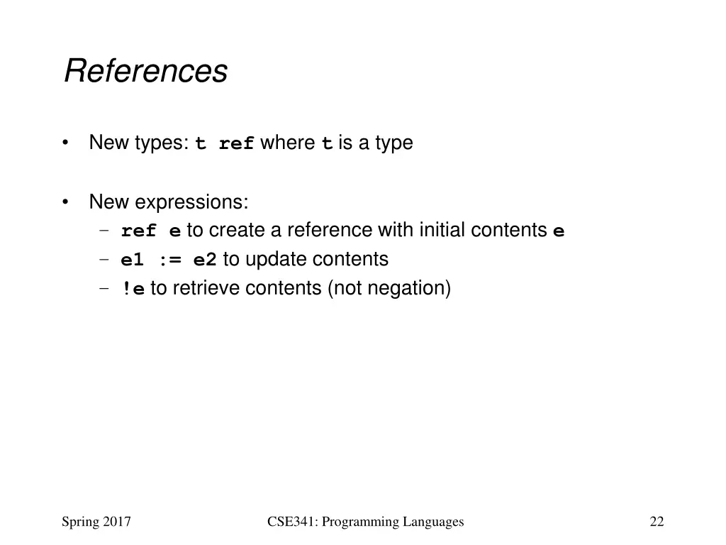 references