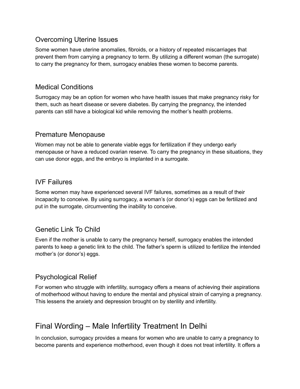 overcoming uterine issues