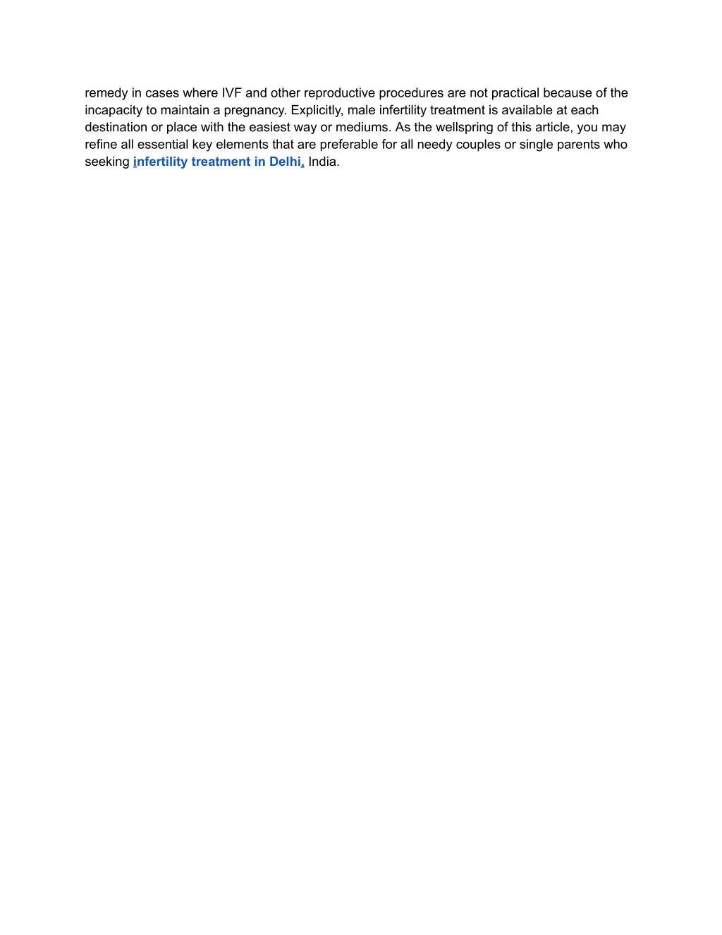 remedy in cases where ivf and other reproductive