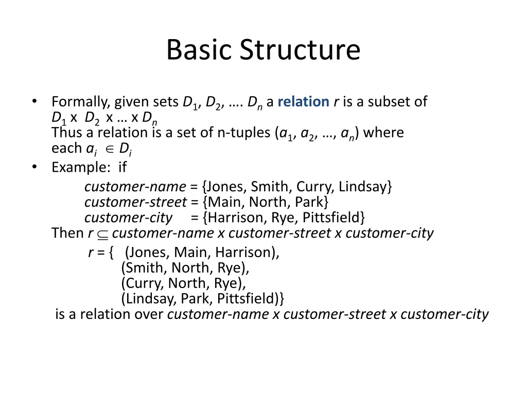 basic structure