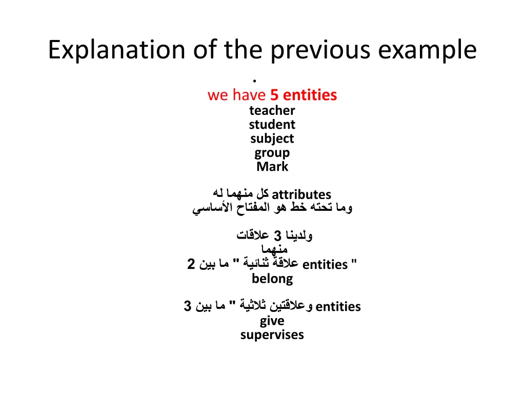 explanation of the previous example