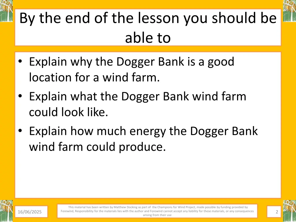 by the end of the lesson you should be able to