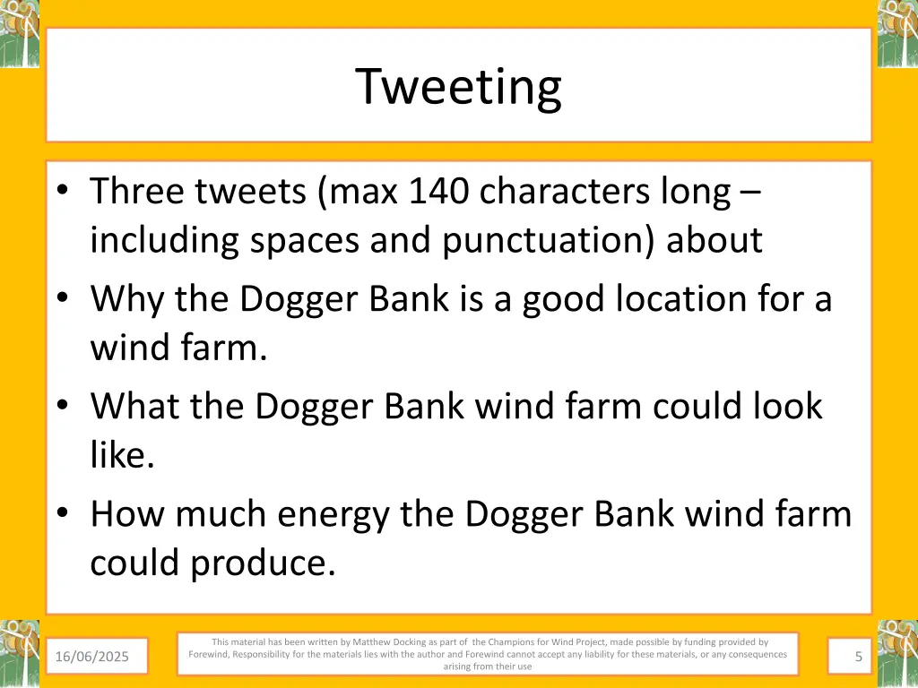 tweeting