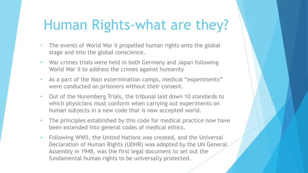 human rights what are they 1