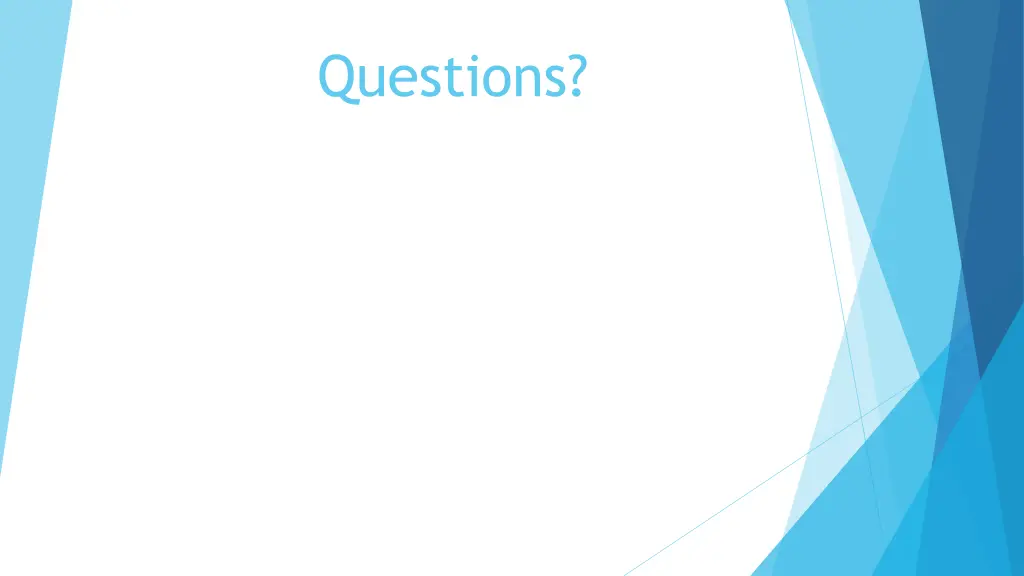 questions