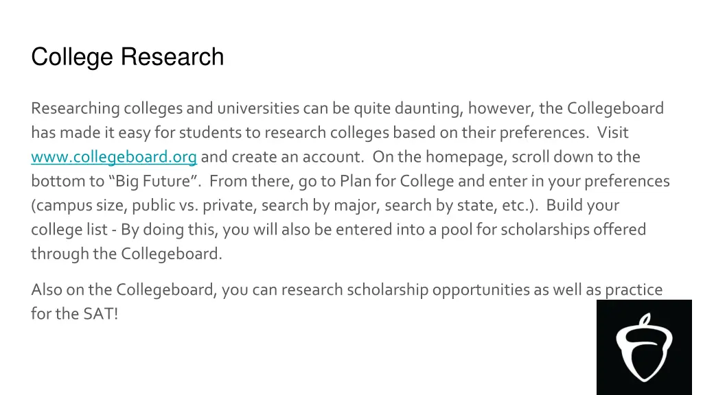 college research