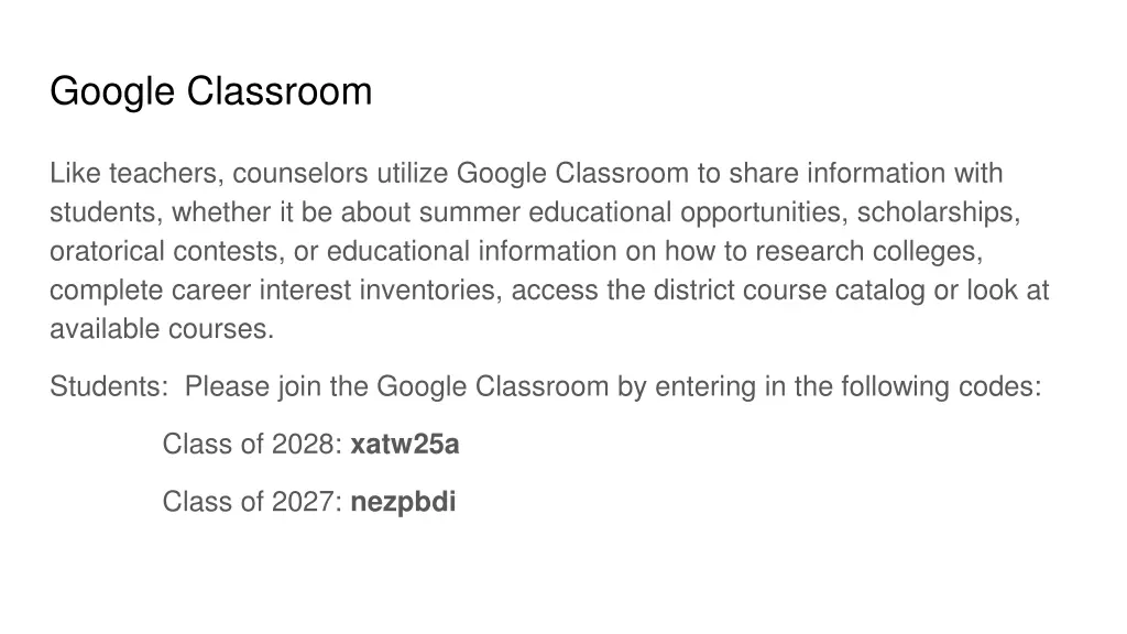 google classroom