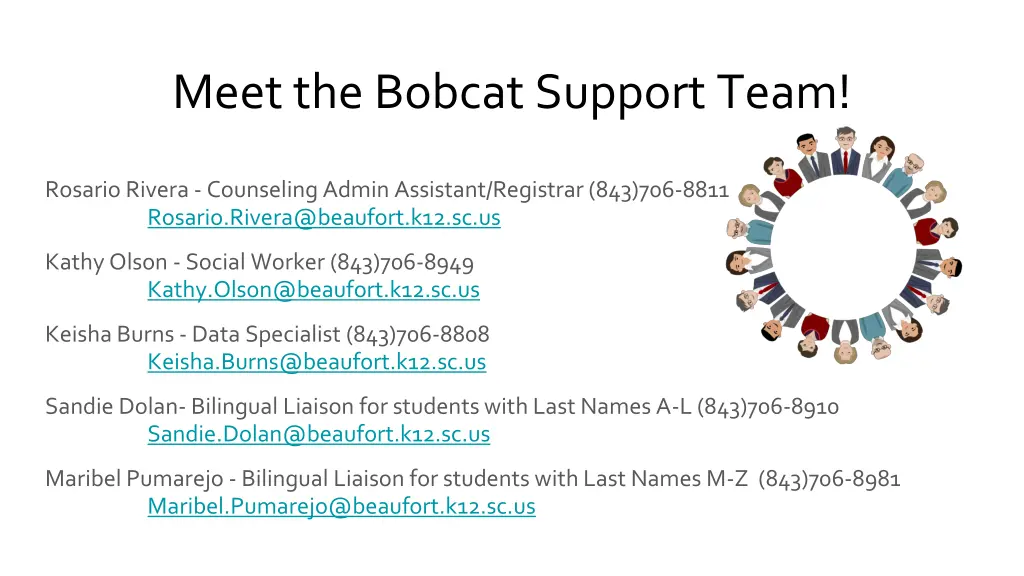 meet the bobcat support team