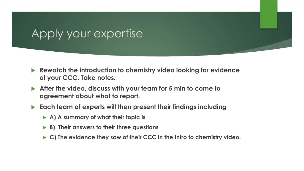 apply your expertise