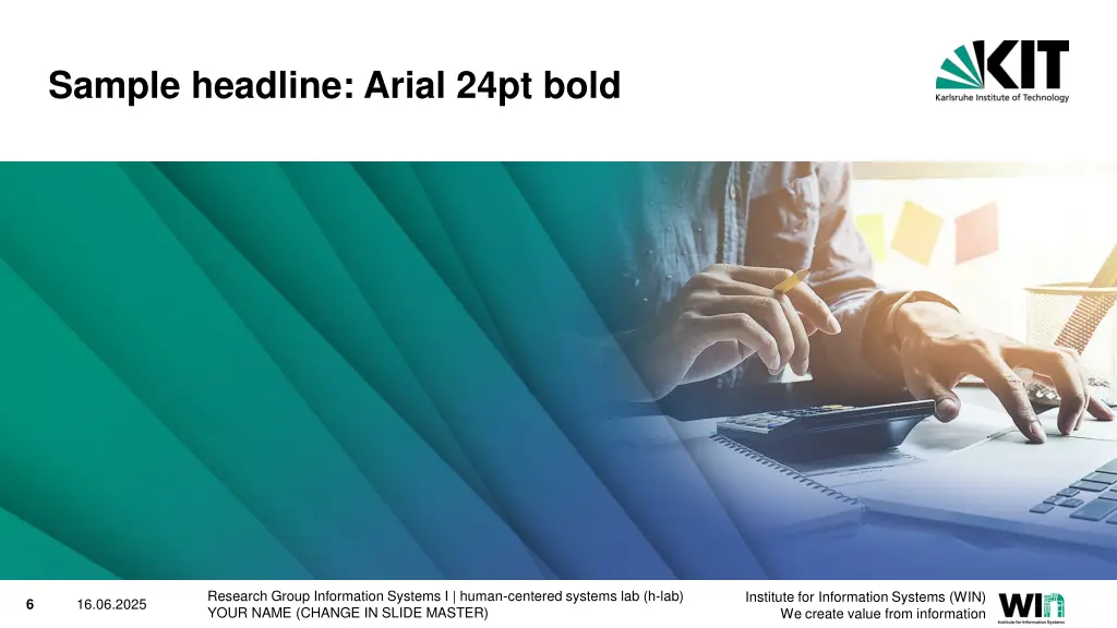 sample headline arial 24pt bold 4