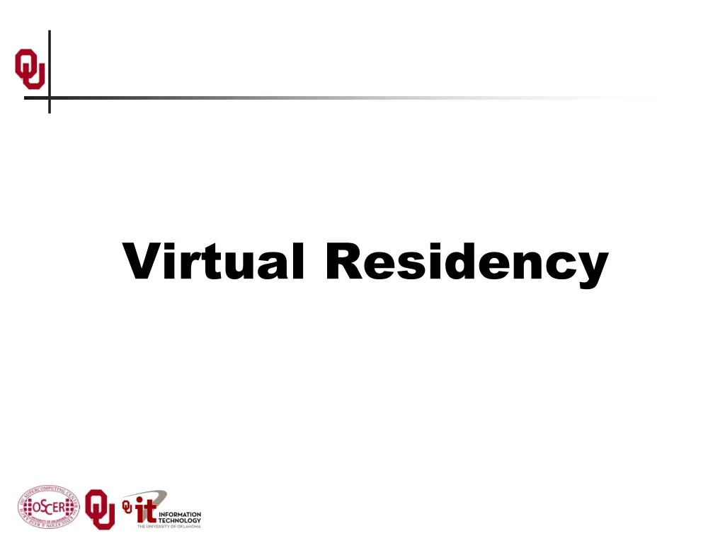 virtual residency