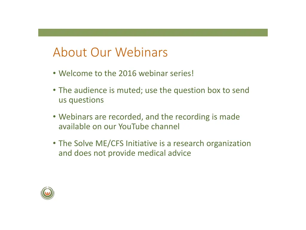 about our webinars