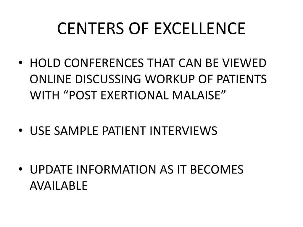 centers of excellence 1
