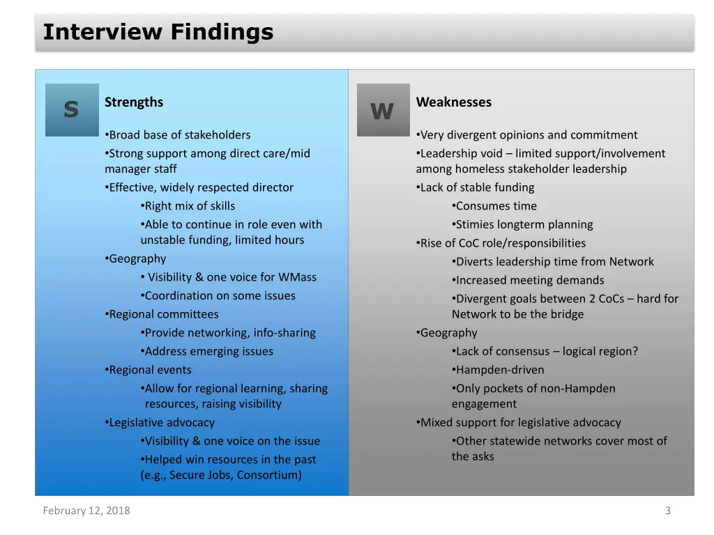 interview findings interview findings