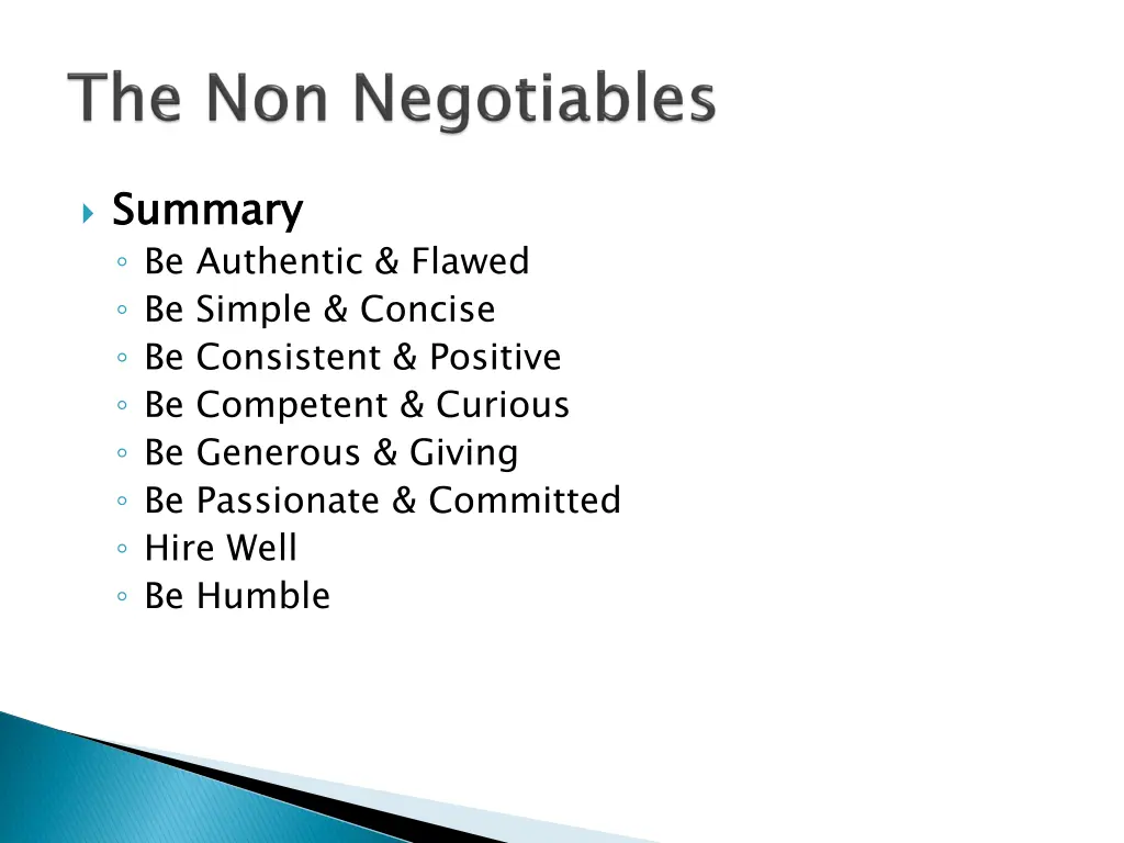 summary be authentic flawed be simple concise