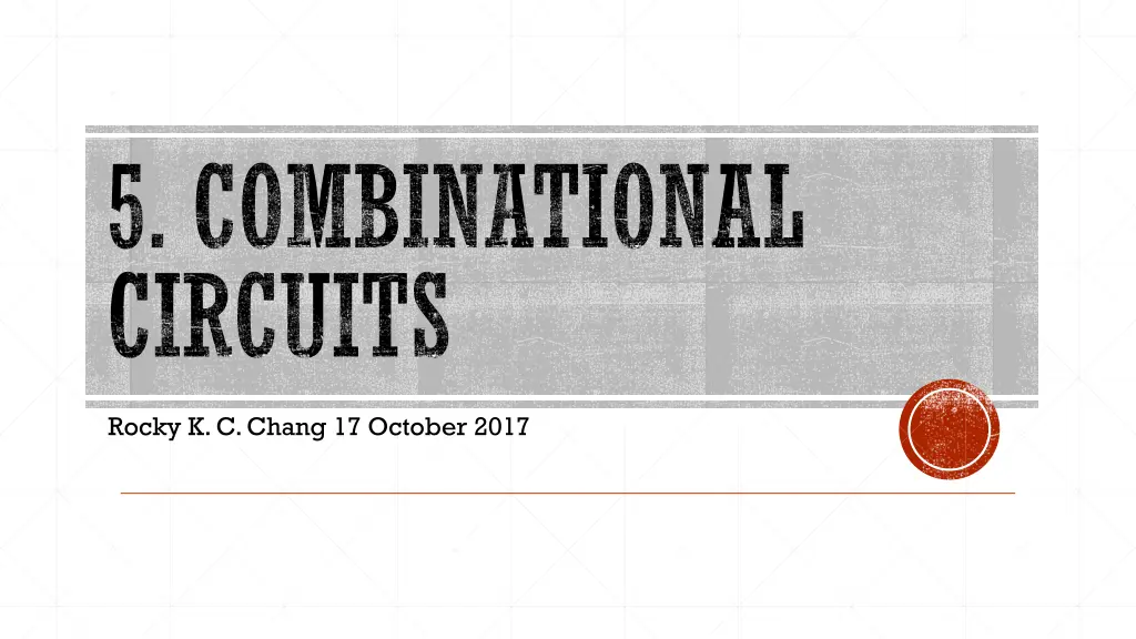 5 combinational circuits