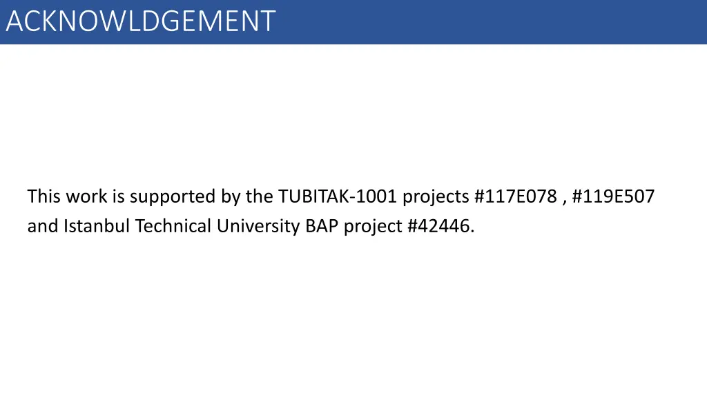acknowldgement