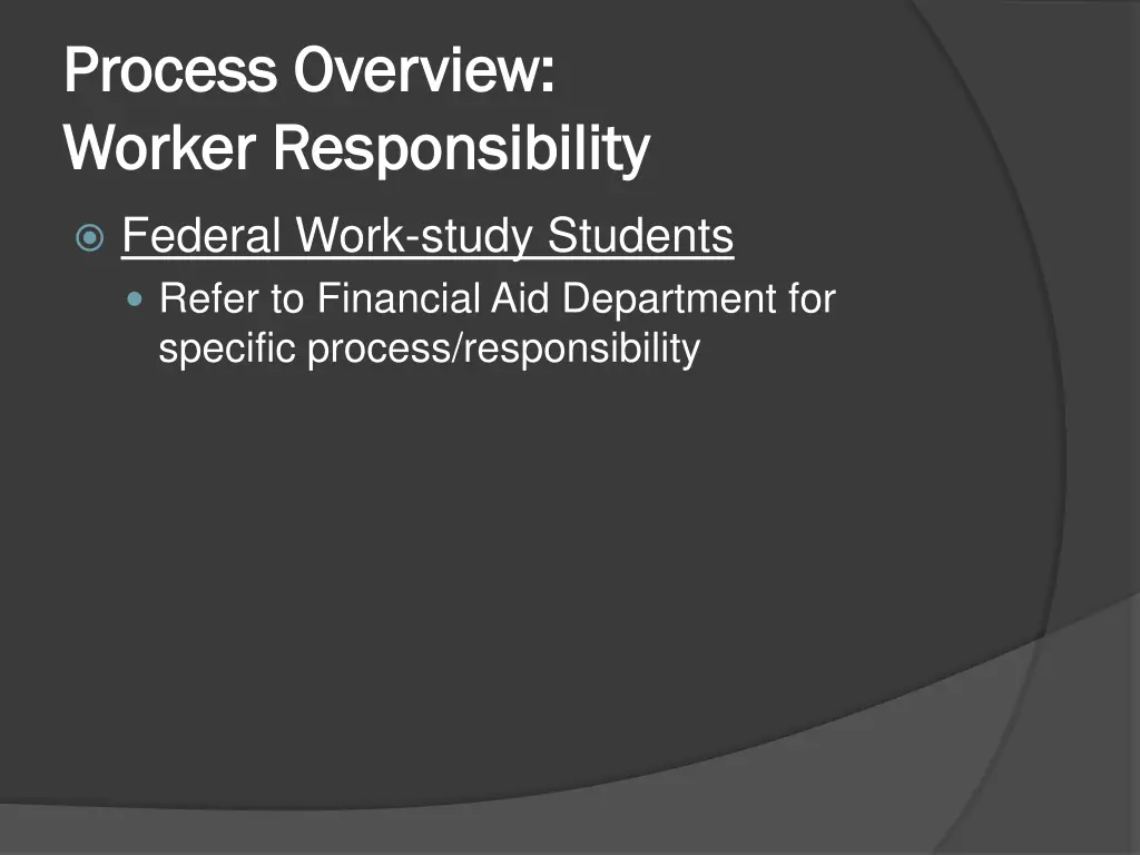 process overview process overview worker