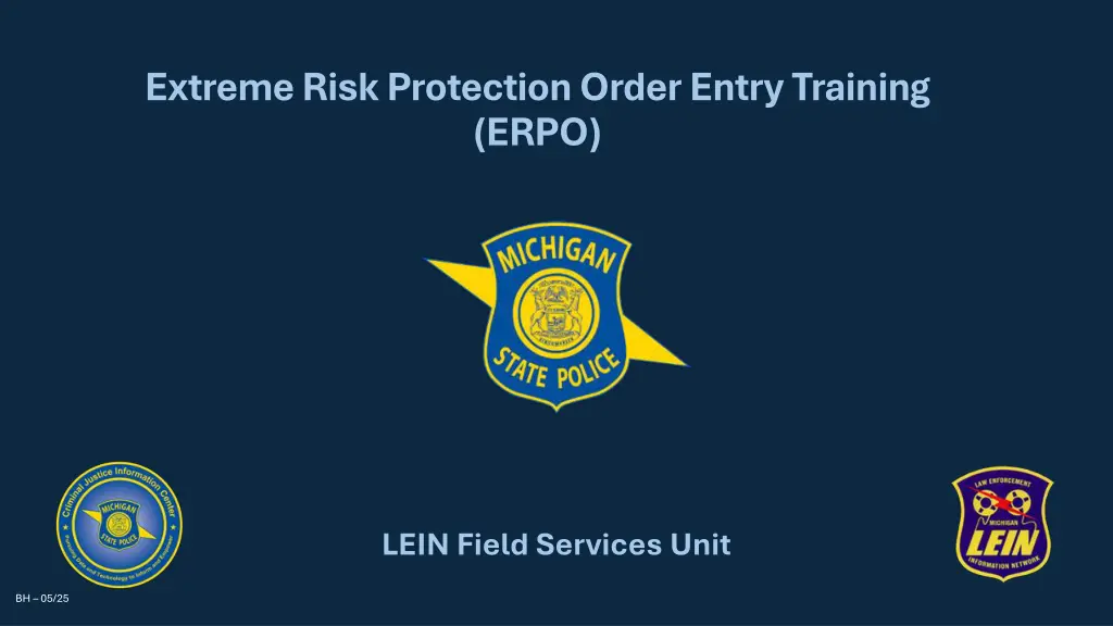 extreme risk protection order entry training erpo