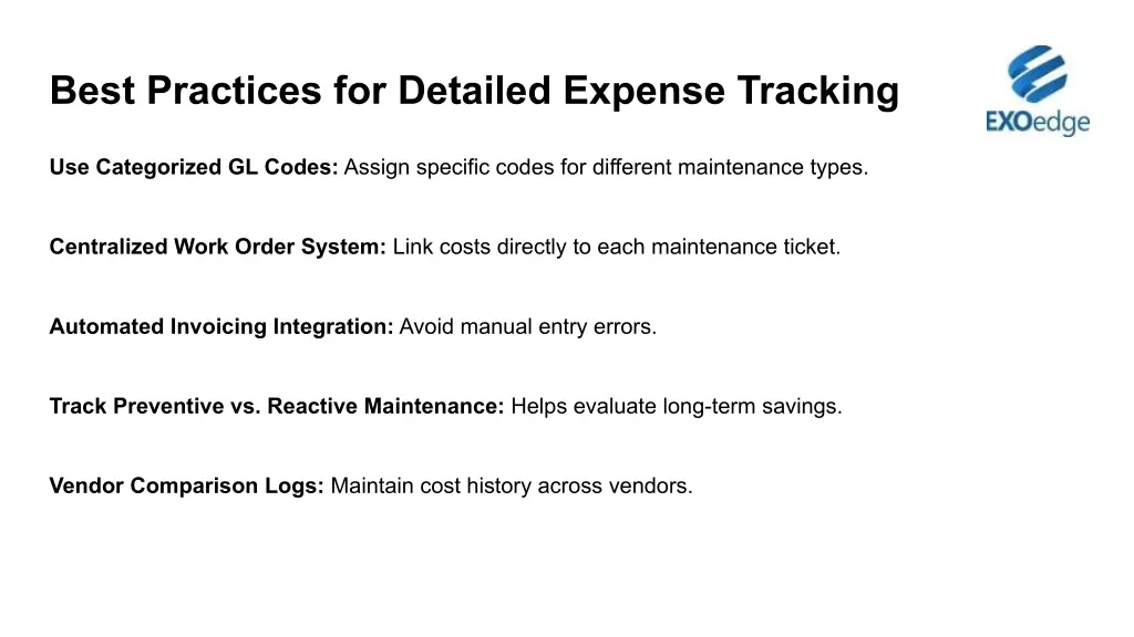 best practices for detailed expense tracking
