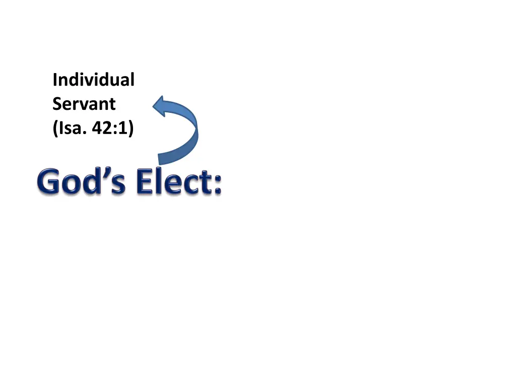 individual servant isa 42 1
