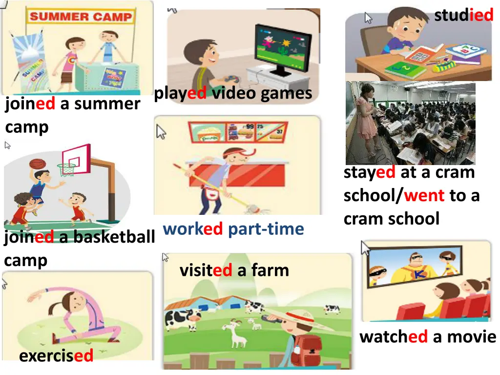 studied 1