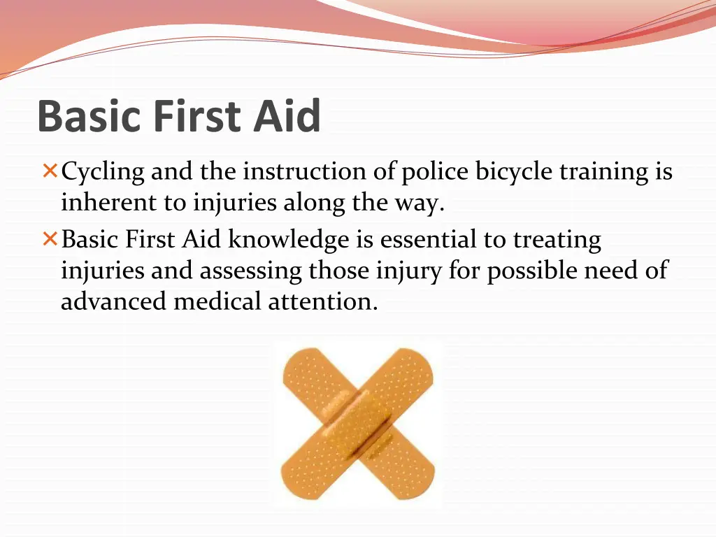 basic first aid