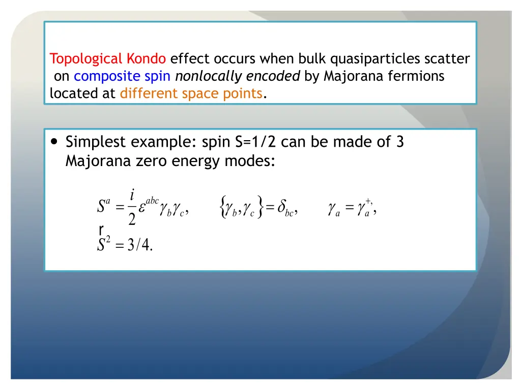 topological kondo effect occurs when bulk