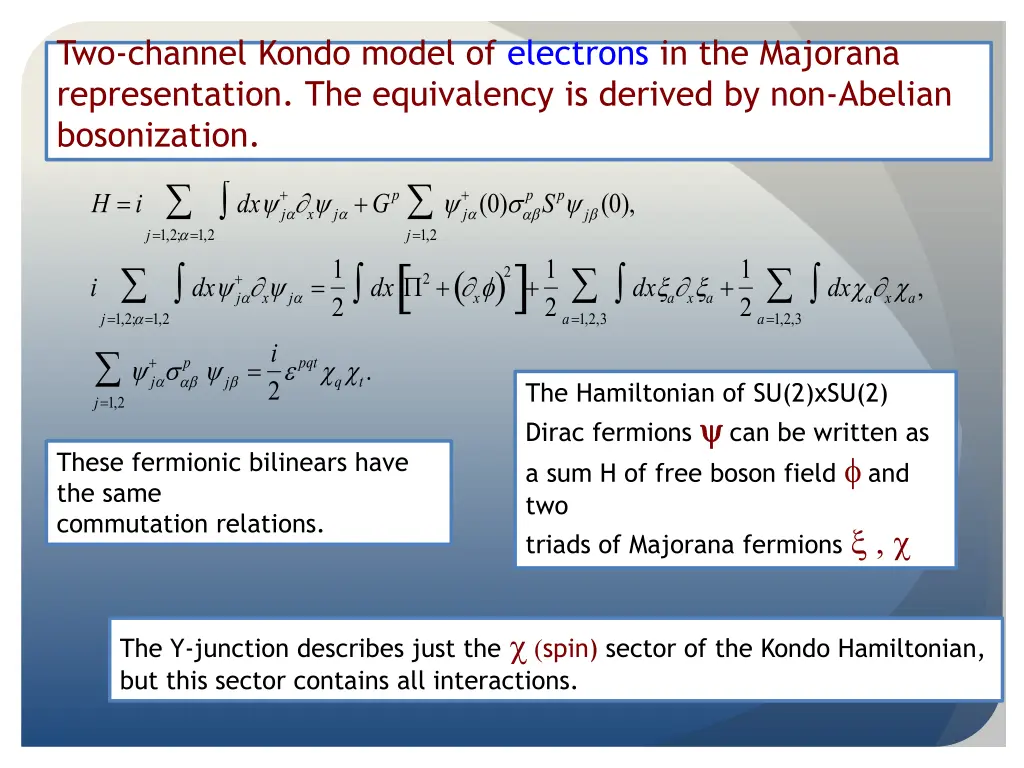 two channel kondo model of electrons