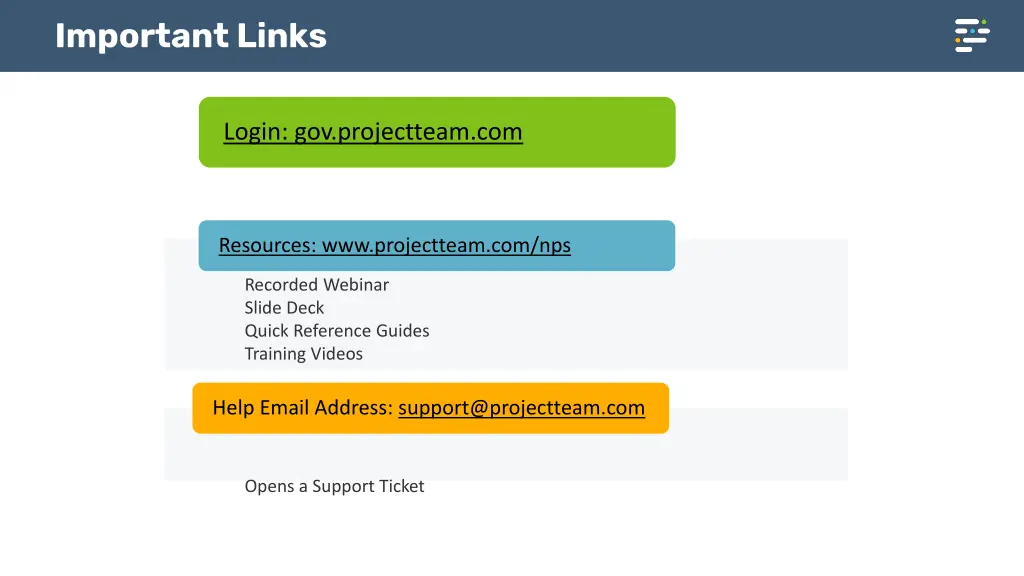 important links