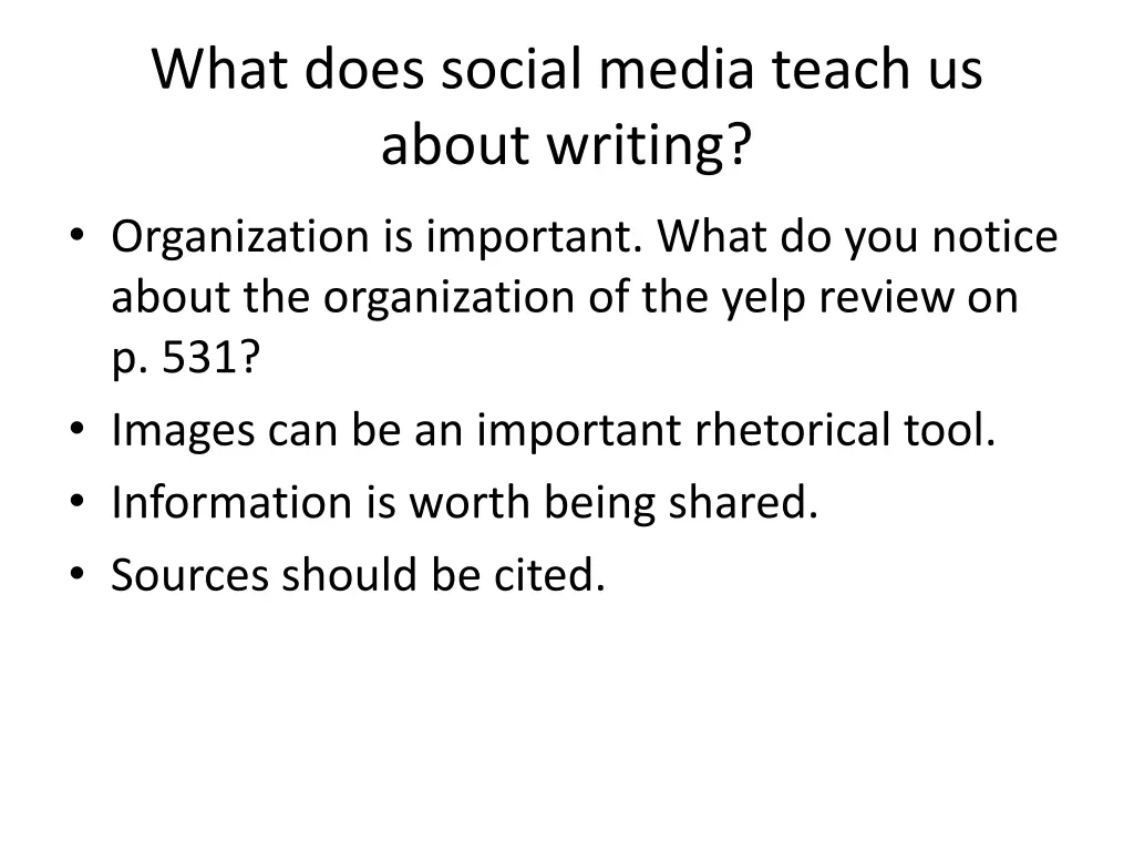 what does social media teach us about writing 2