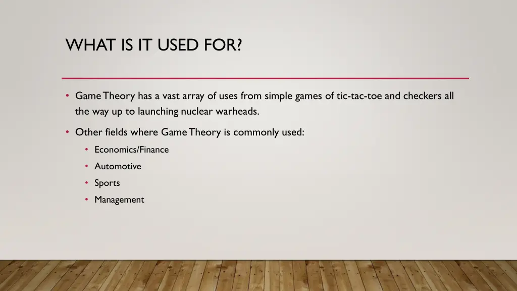 what is it used for