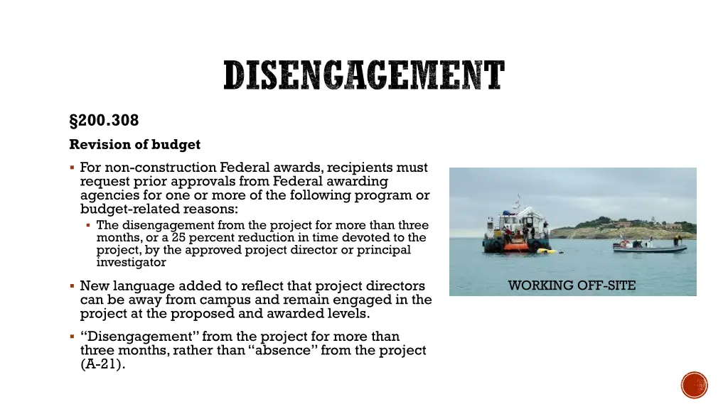 disengagement