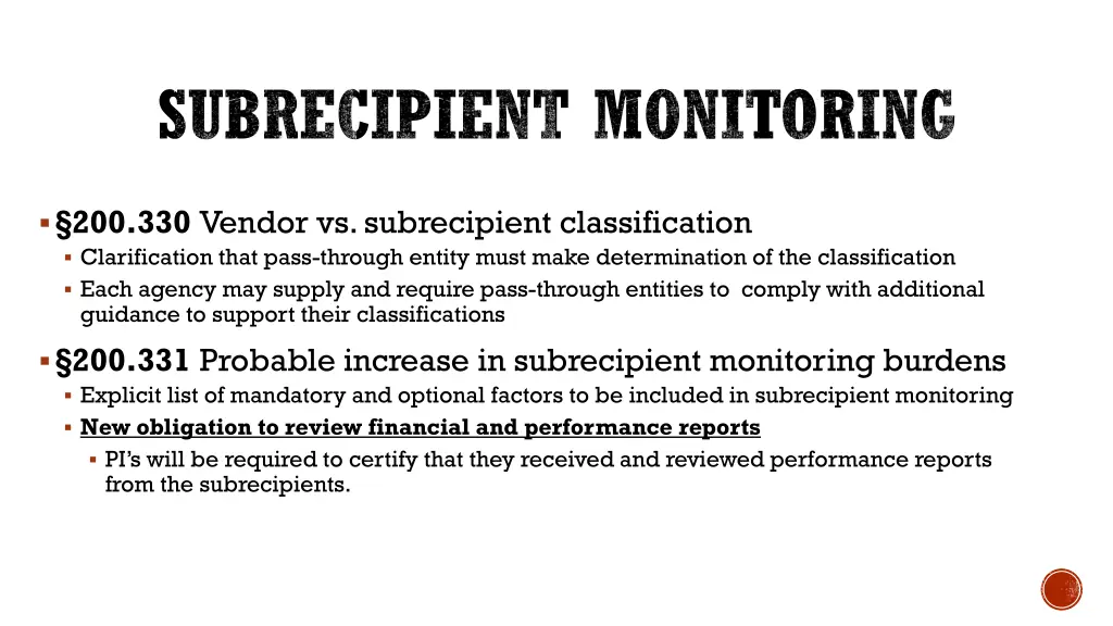 subrecipient monitoring 1