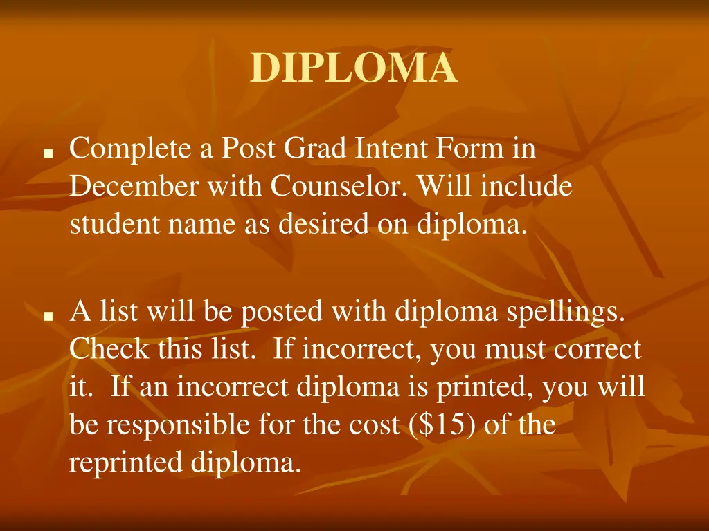 diploma