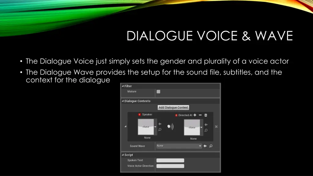 dialogue voice wave