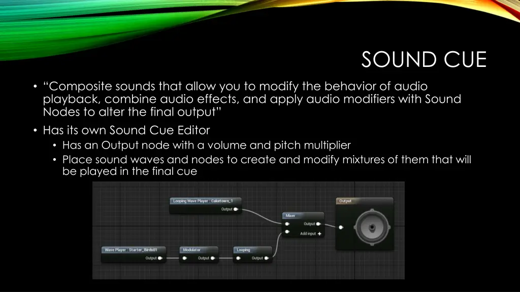 sound cue