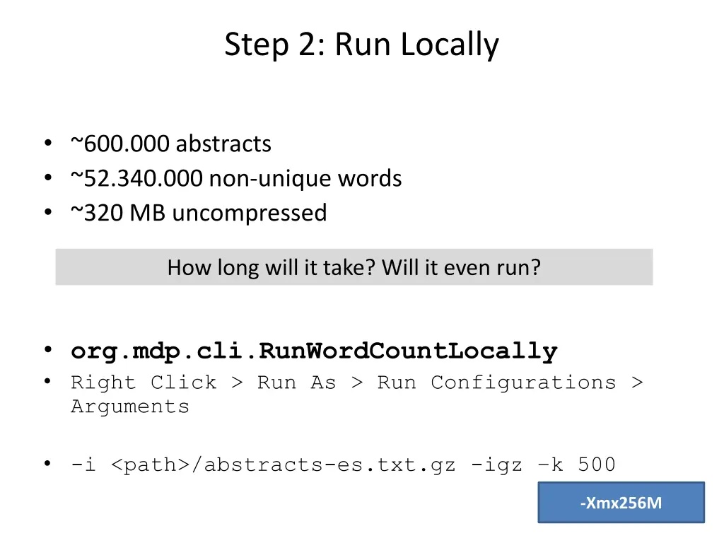step 2 run locally