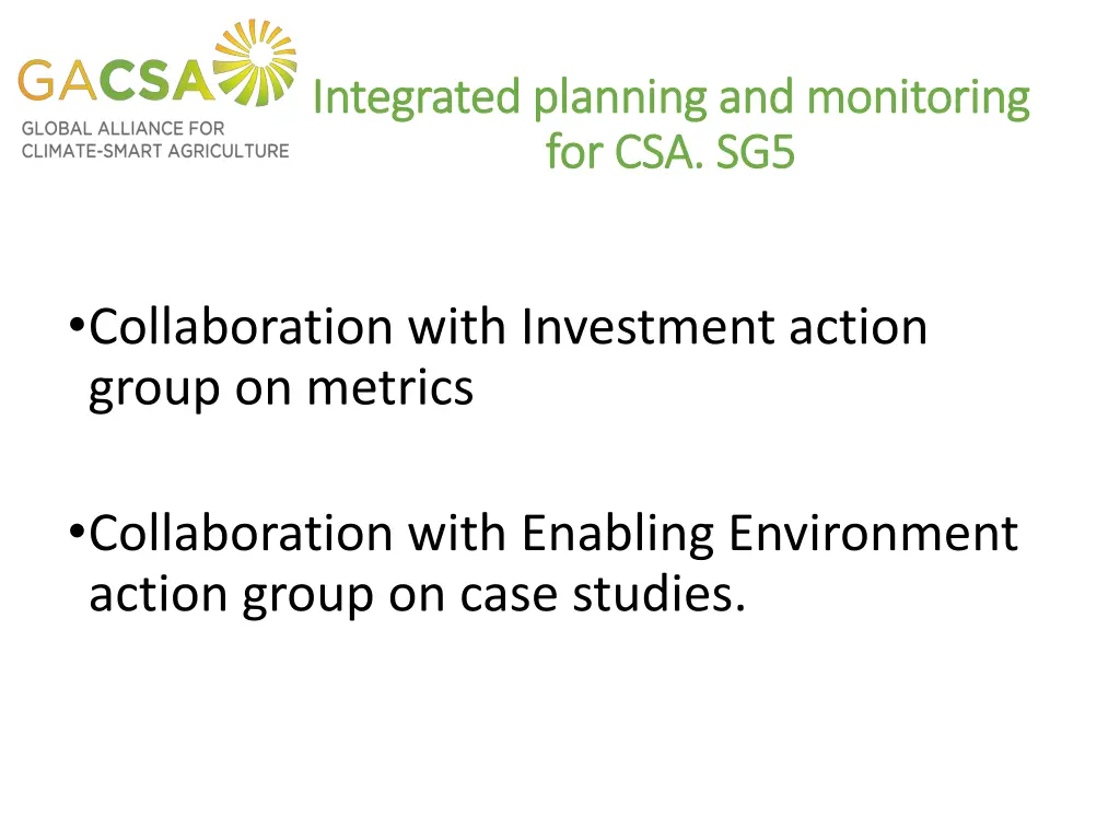 integrated planning and monitoring integrated 1
