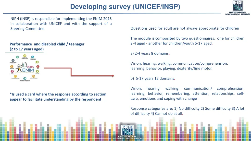 developing survey unicef insp