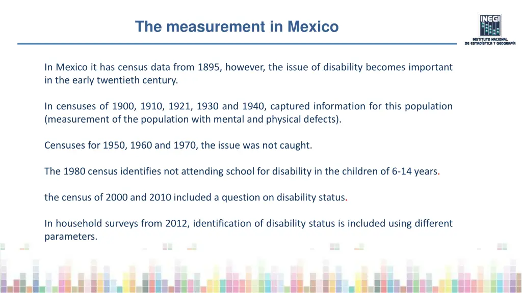 the measurement in mexico