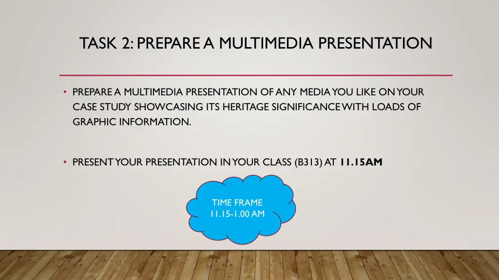 task 2 prepare a multimedia presentation